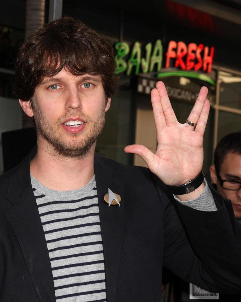 jon heder aankomen Bij de ster trektocht première Bij graumans Chinese theater in los angeles ca Aan april 30 20092009 foto