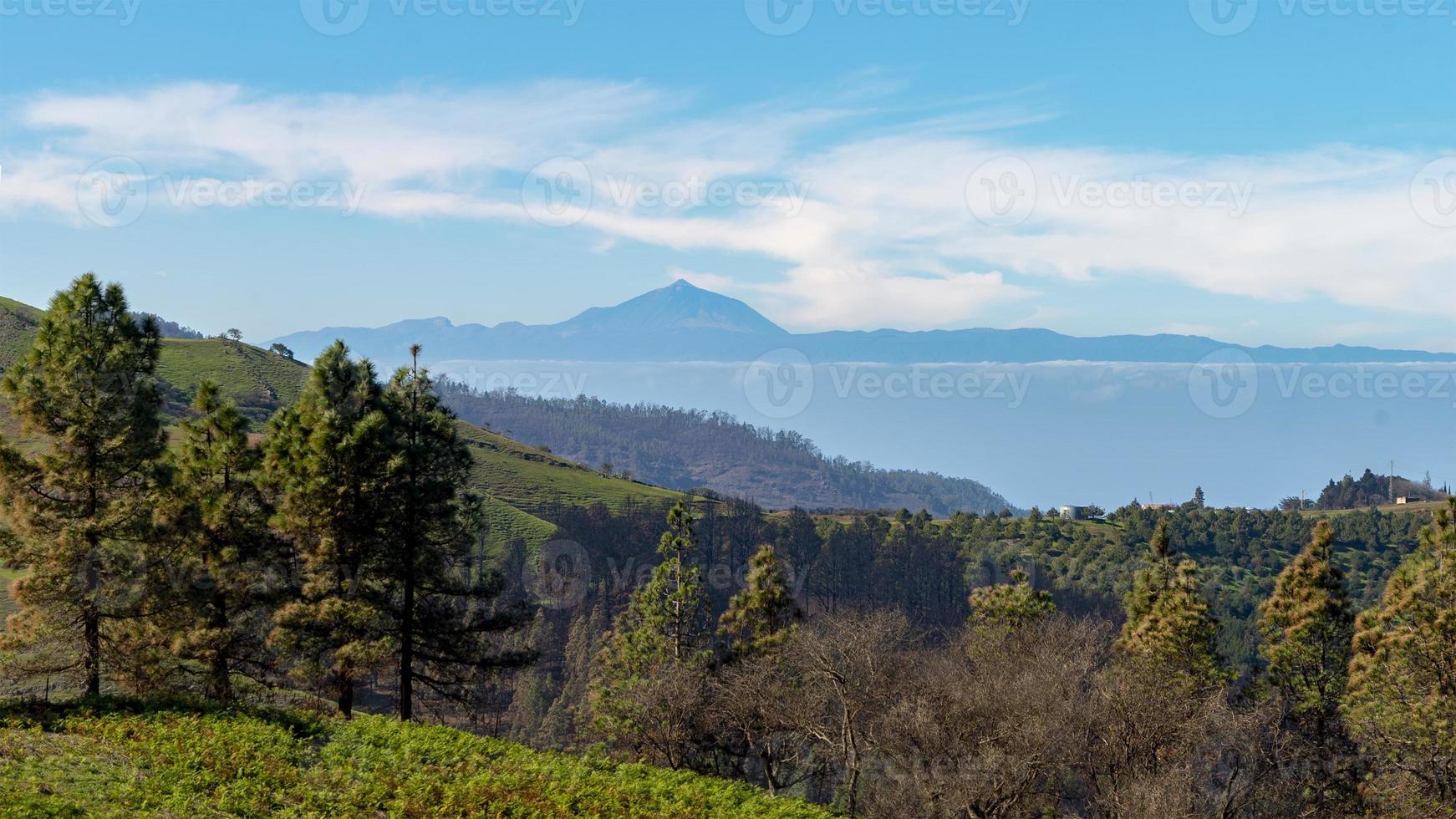 bergen van het eiland gran canaria foto