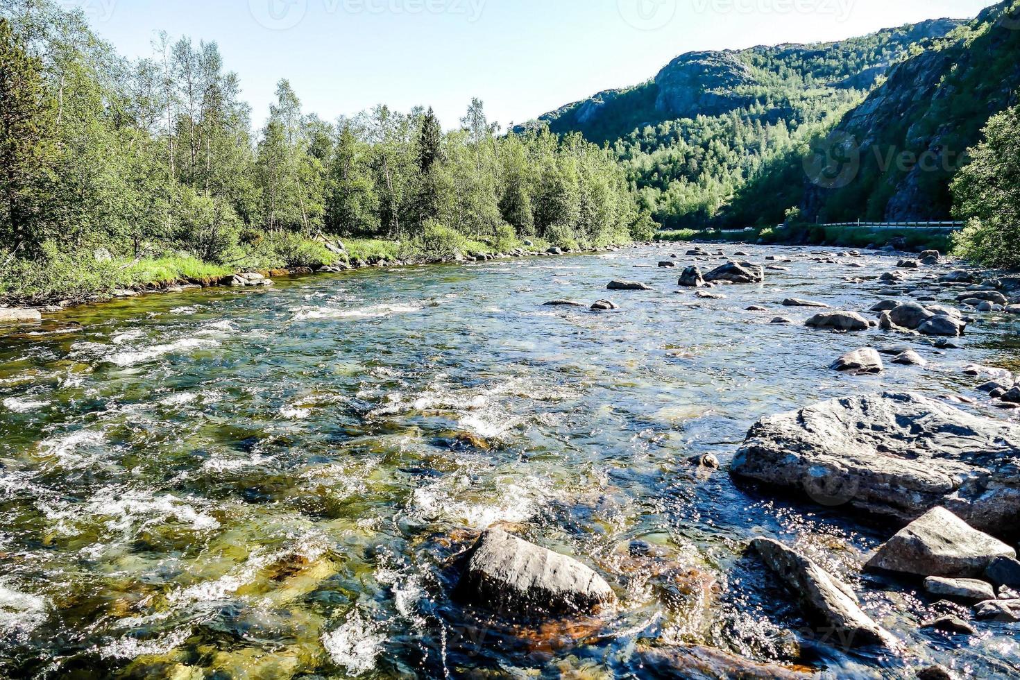 landschap in Zweden, Europa foto