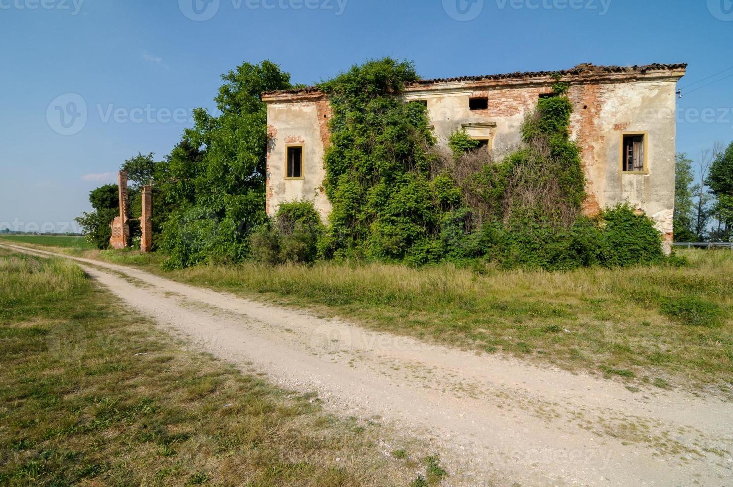 weg op het platteland foto