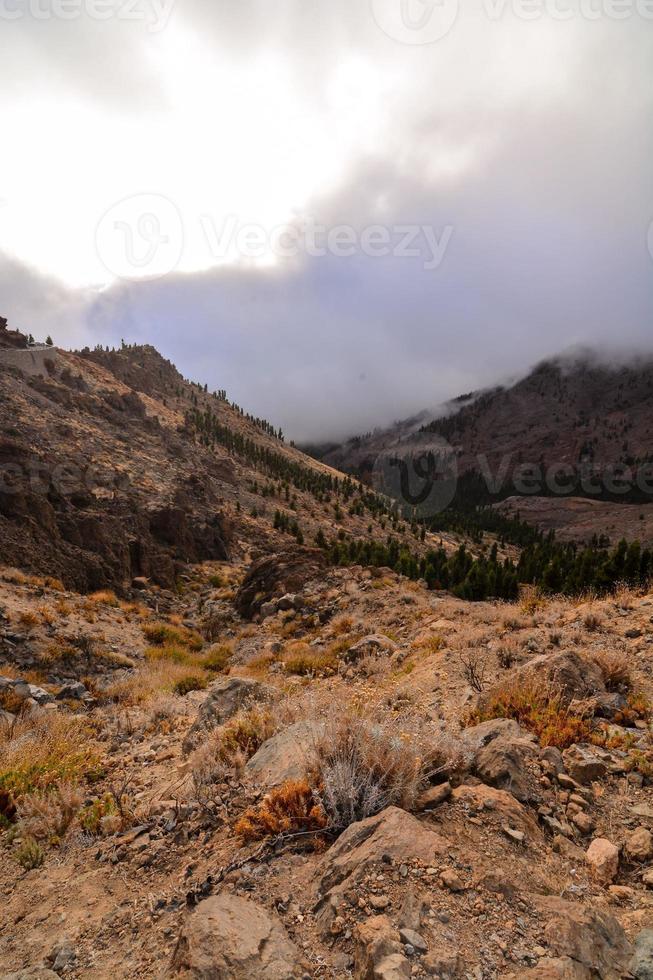 schilderachtige berglandschap foto