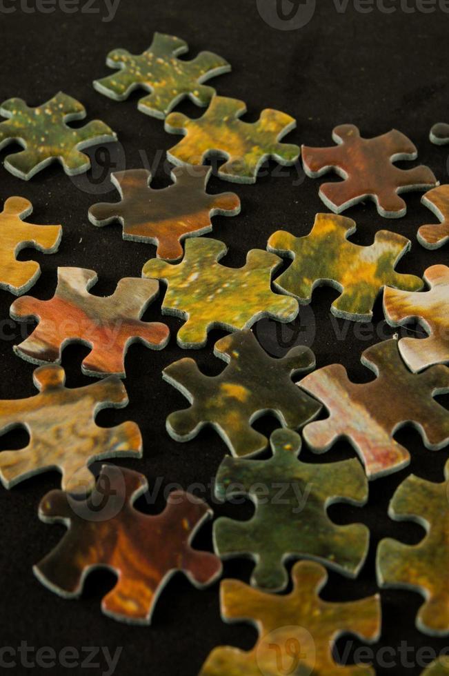 klein puzzel stukken foto