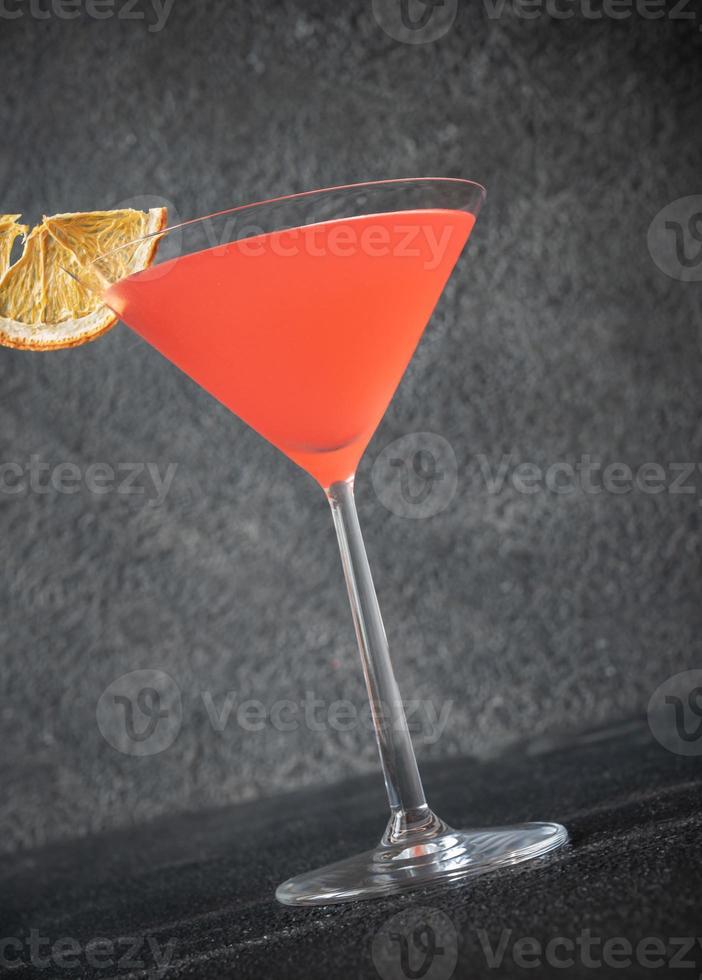 glas kosmopolitische cocktail foto