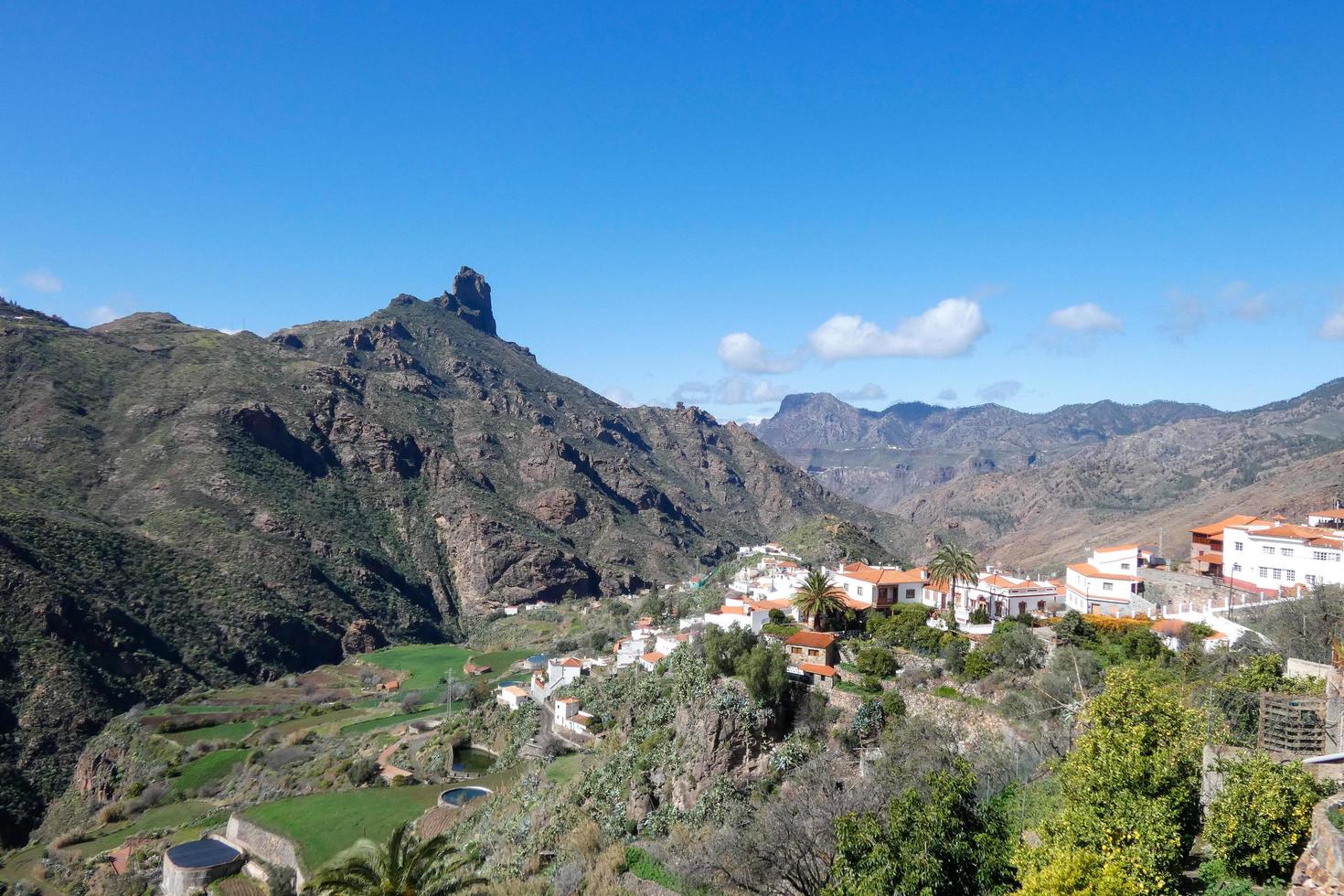 eiland van oma canaria in de atlantic oceaan foto