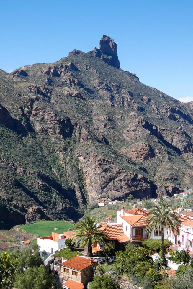 eiland van oma canaria in de atlantic oceaan foto