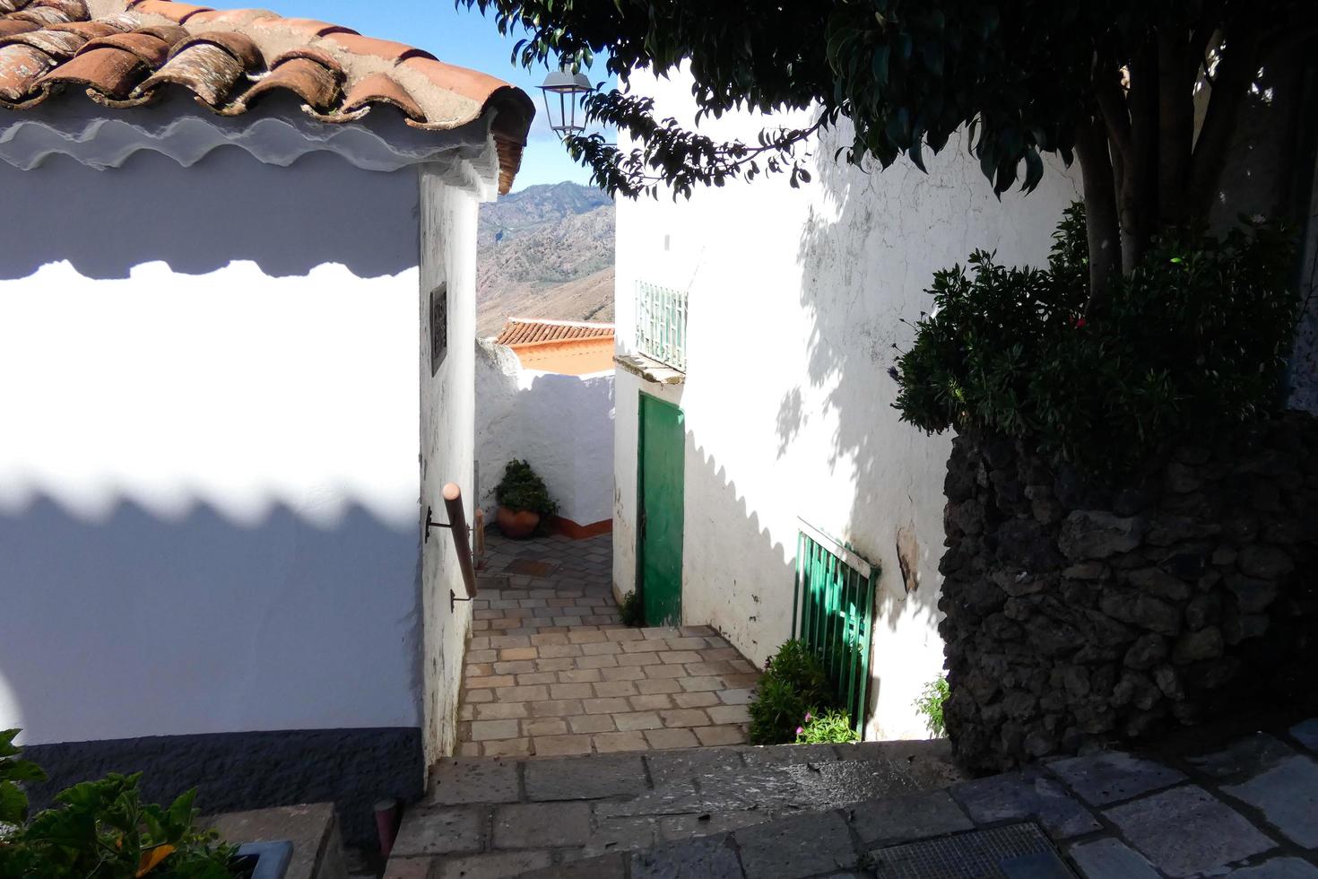 bergachtig centrum van de eiland van oma canaria in de atlantic oceaan foto