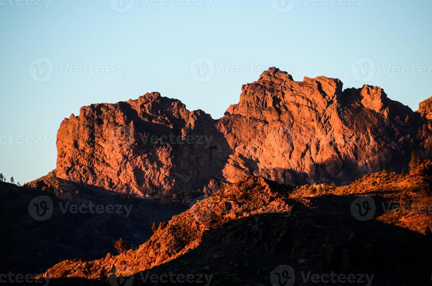 schilderachtige berglandschap foto