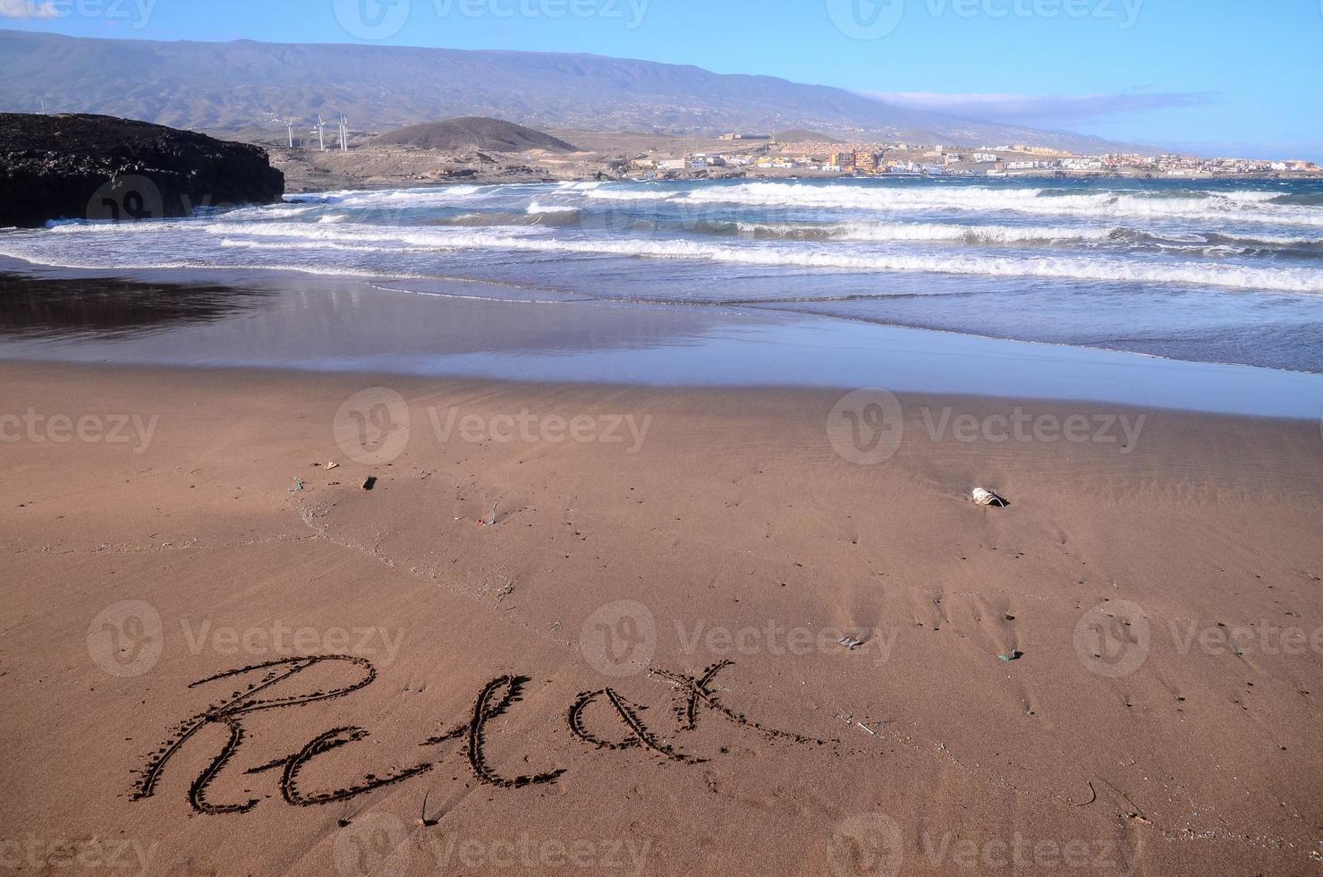 uitzicht op het strand foto