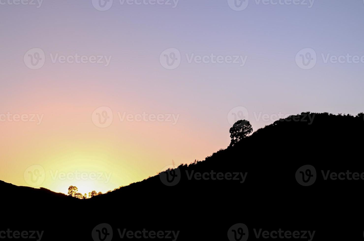 schilderachtige berglandschap foto