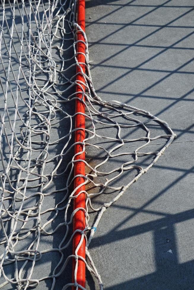 straatvoetbal doel sportuitrusting foto