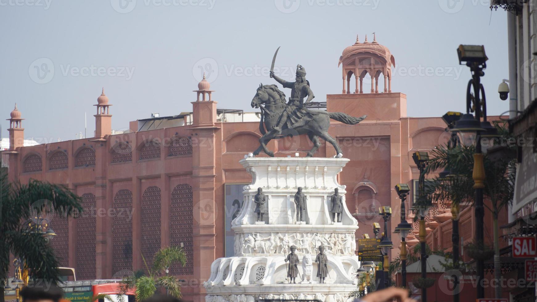 standbeeld van maharadja ranjit singh foto