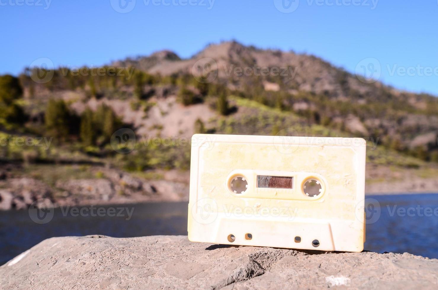 wit cassette plakband foto
