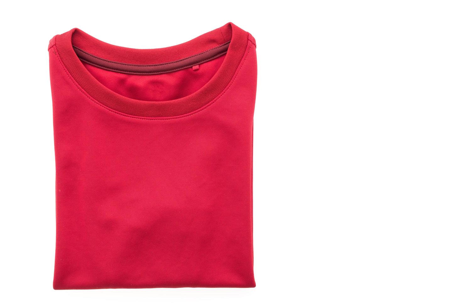 rood t-shirt voor kleding foto