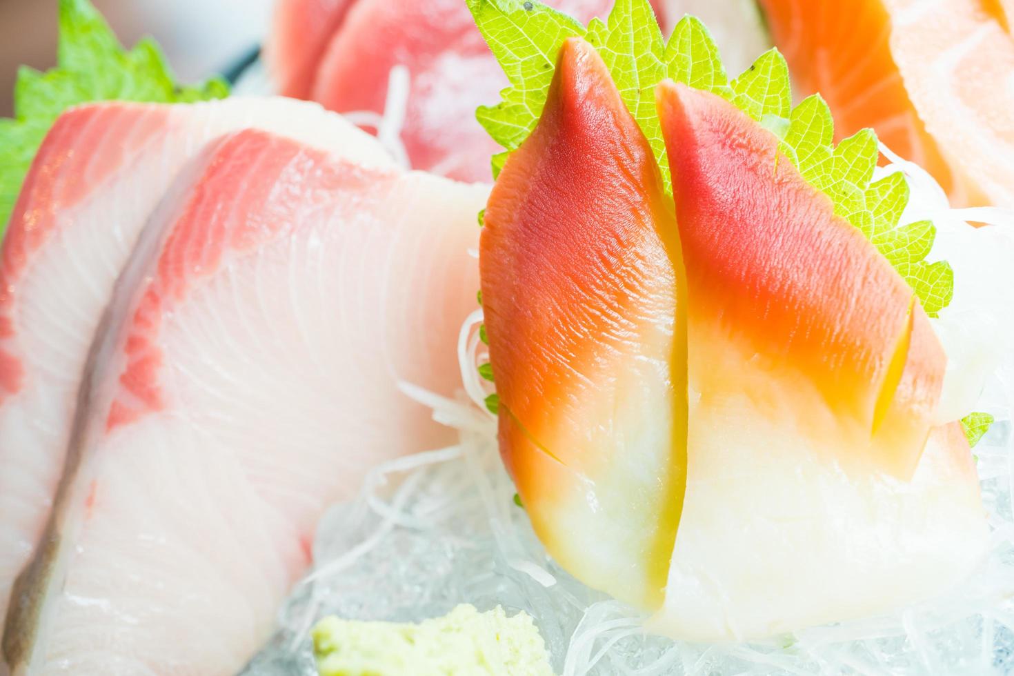 rauwe verse sashimi foto