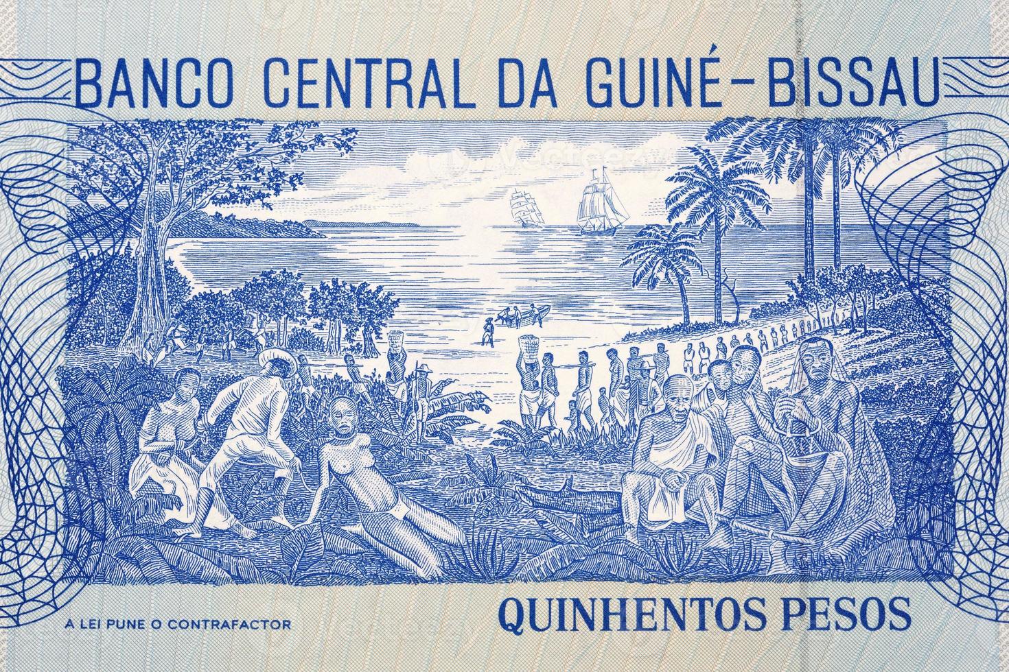 slavernij van Guinea-Bissau peso foto