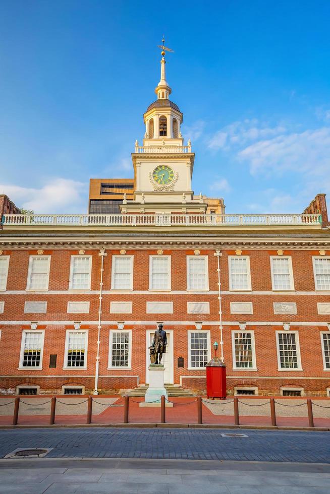 Independence Hall in Philadelphia, Pennsylvania foto