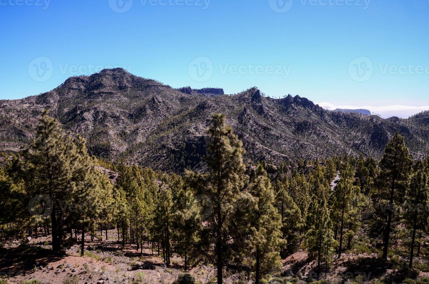 schilderachtige berglandschap foto