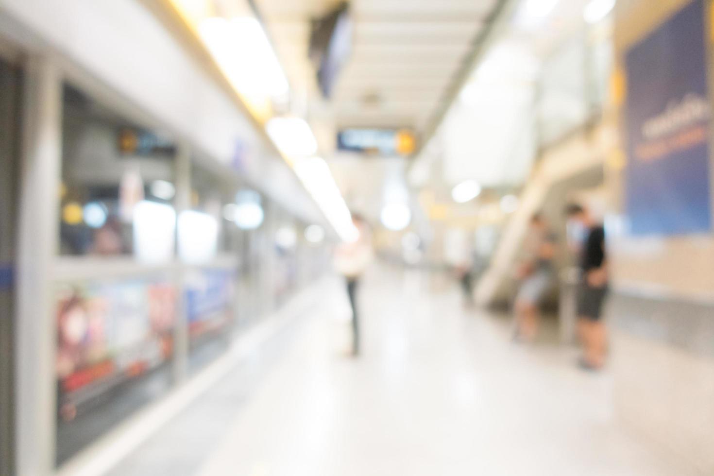 abstract vervagen metrostation foto