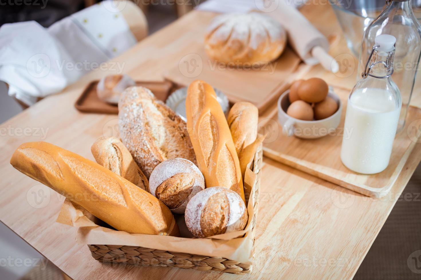 essentieel ingrediënten voor maken brood en taarten, perfect voor huis bakkers en koks foto