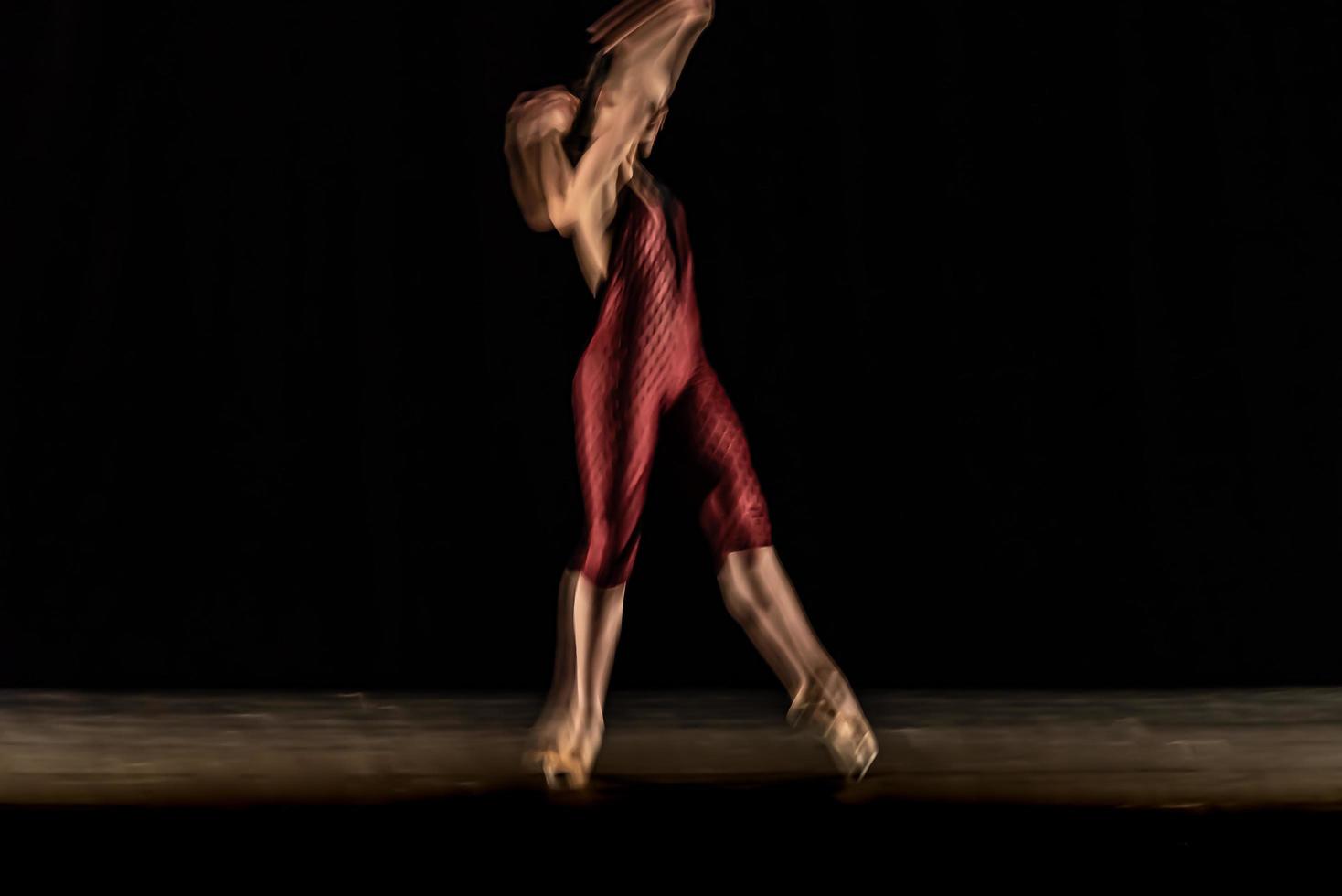 de abstracte beweging van de dans foto