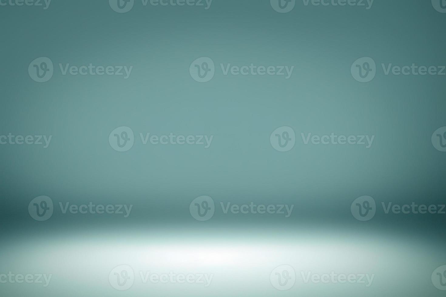 leeg kamer groen studio backdrop voor Scherm Product. achtergrond voor Product vitrine met spotlight foto