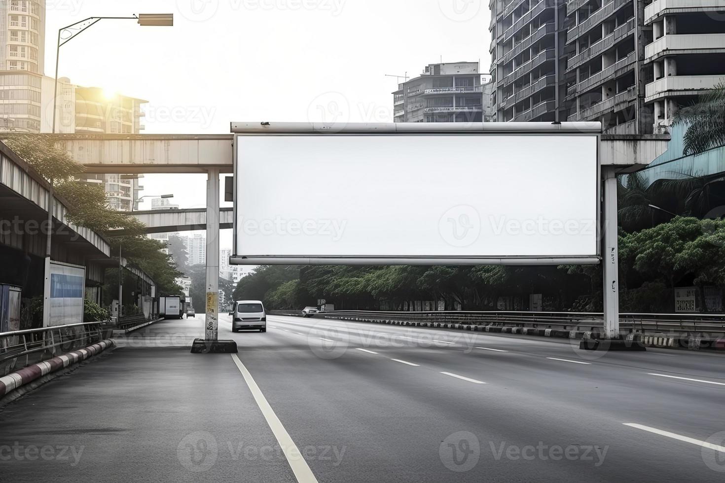 aanplakbord blanco voor buitenshuis reclame poster foto