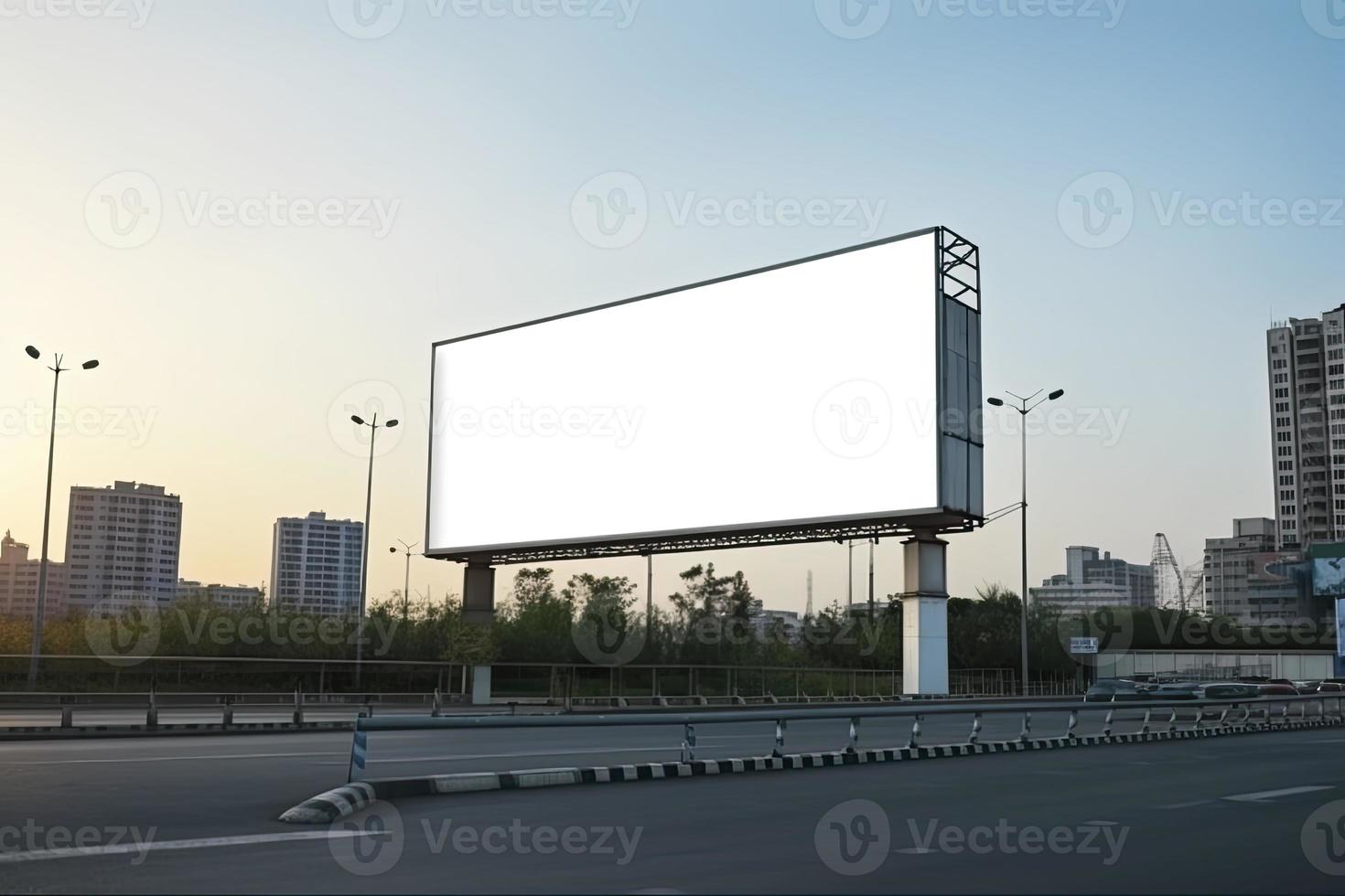 aanplakbord blanco voor buitenshuis reclame poster foto