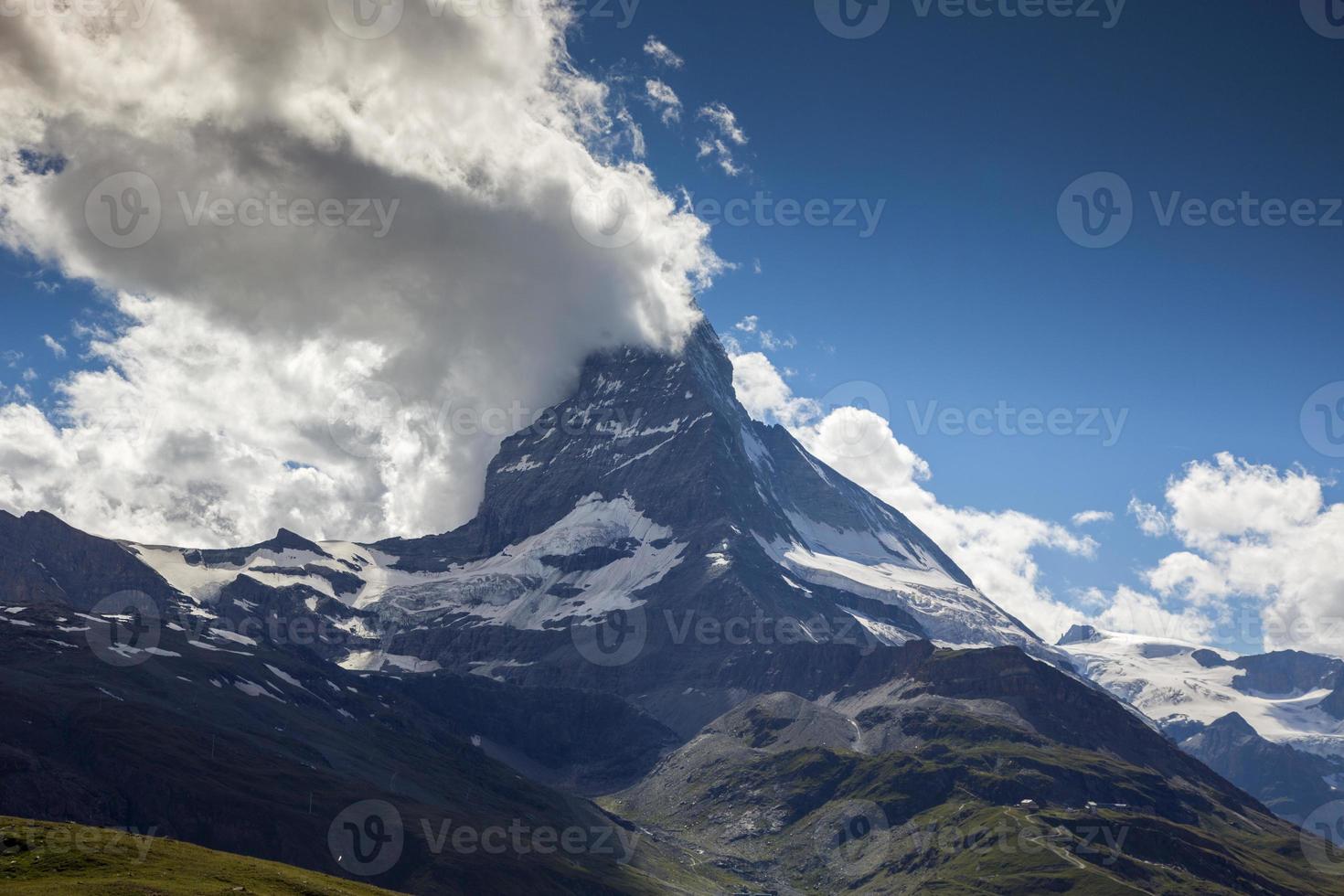 matterhorn mountian in Zwitserland foto