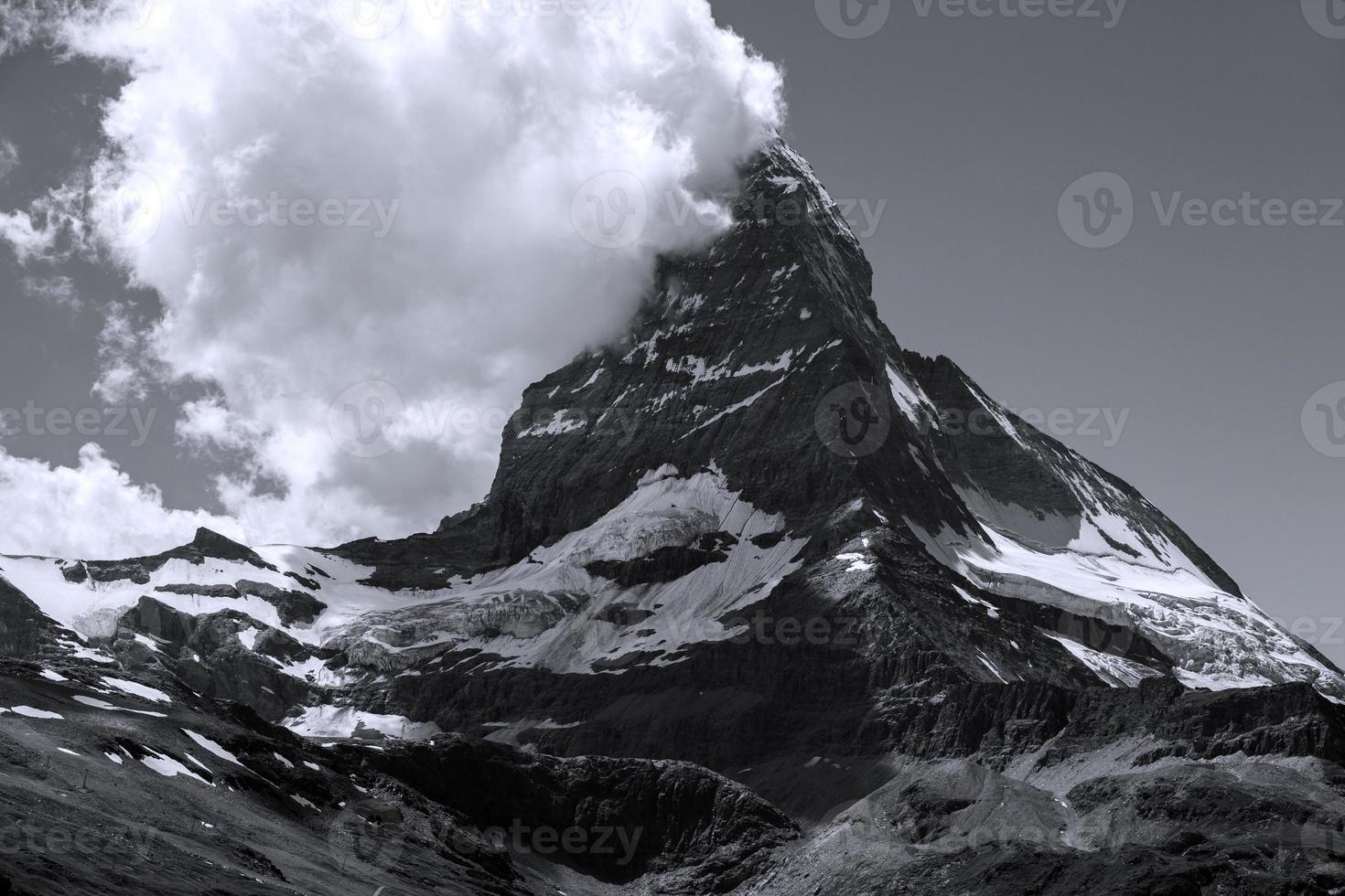 matterhorn mountian in Zwitserland foto