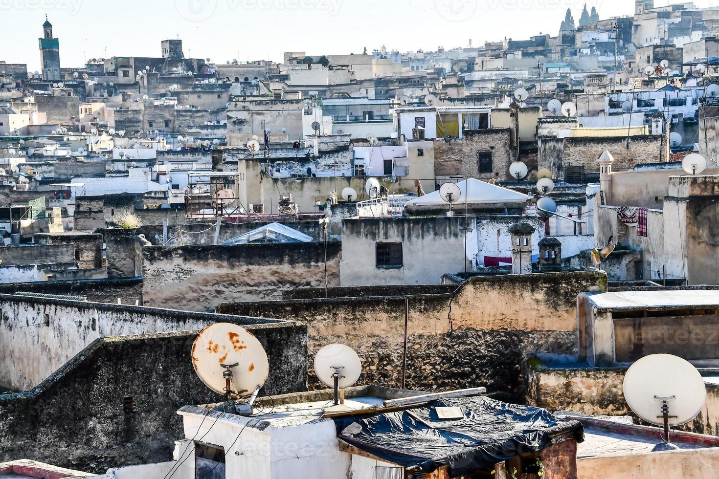 visie van marrakech, Marokko foto