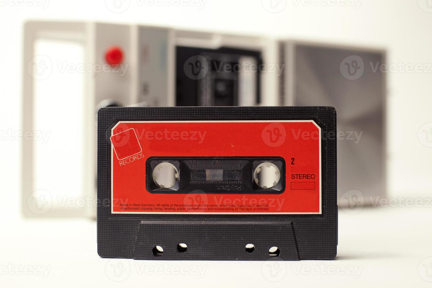 oud cassette plakband foto