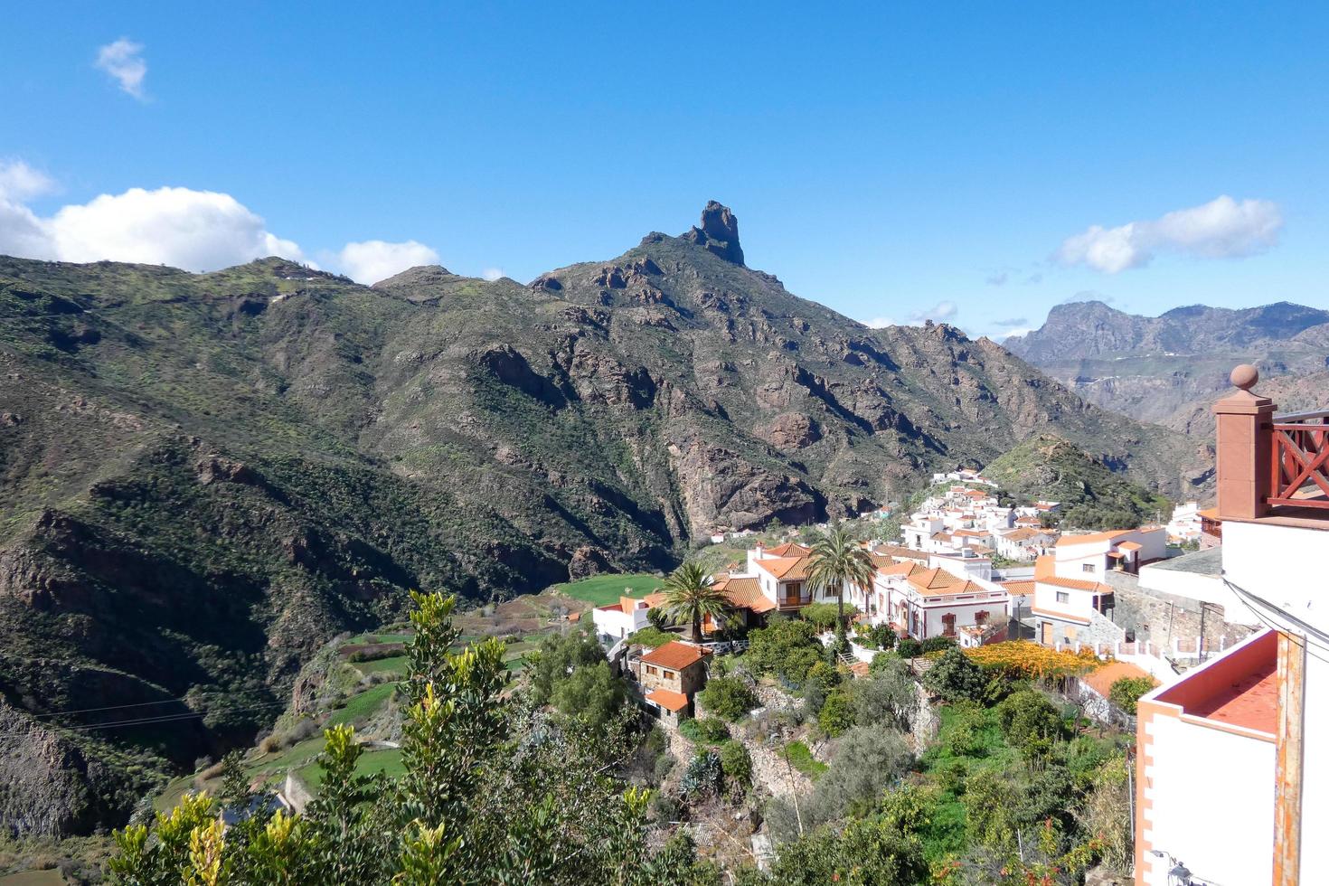 bergachtig centrum van de eiland van oma canaria in de atlantic oceaan foto