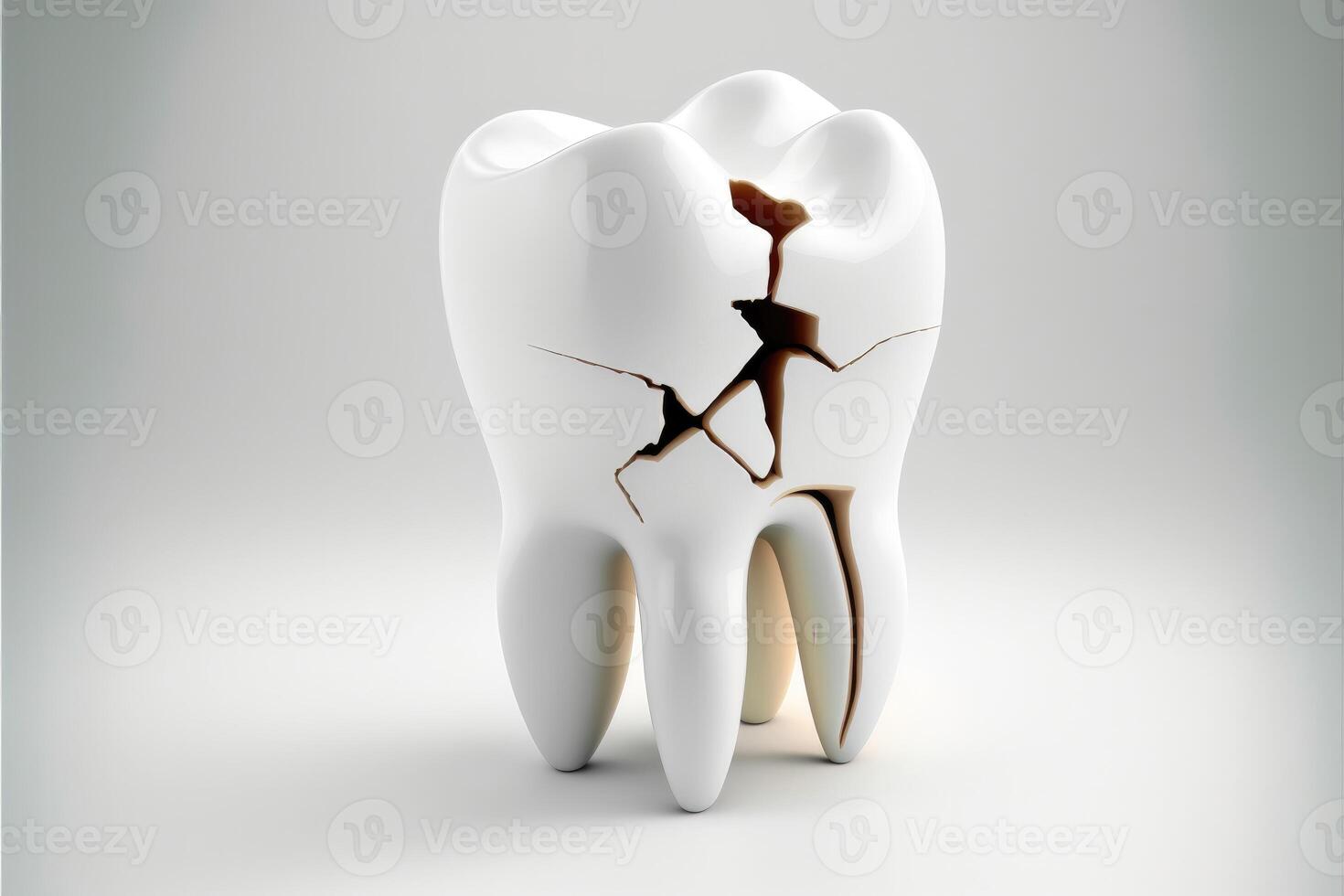 ai gegenereerd gebroken tanden, gebarsten tanden, tand breuken. mond en tanden Gezondheid concept. divers tandheelkundig ziekten. ontwerp voor banier, ontwerper, tandheelkundig kliniek of ziekenhuis. foto