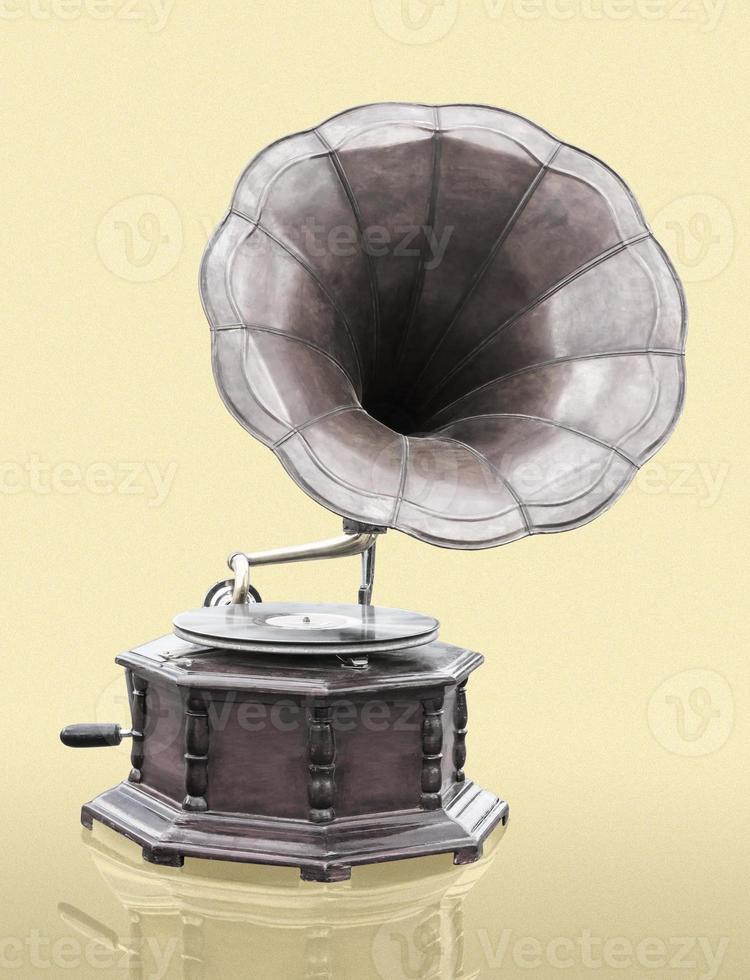 wijnoogst oud grammofoon foto