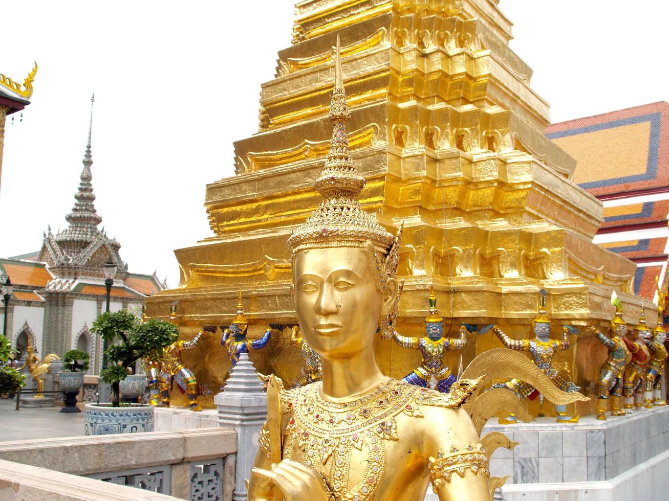 Bangkok, Thailand, 2021 - Wat Phra Kaew-tempel foto