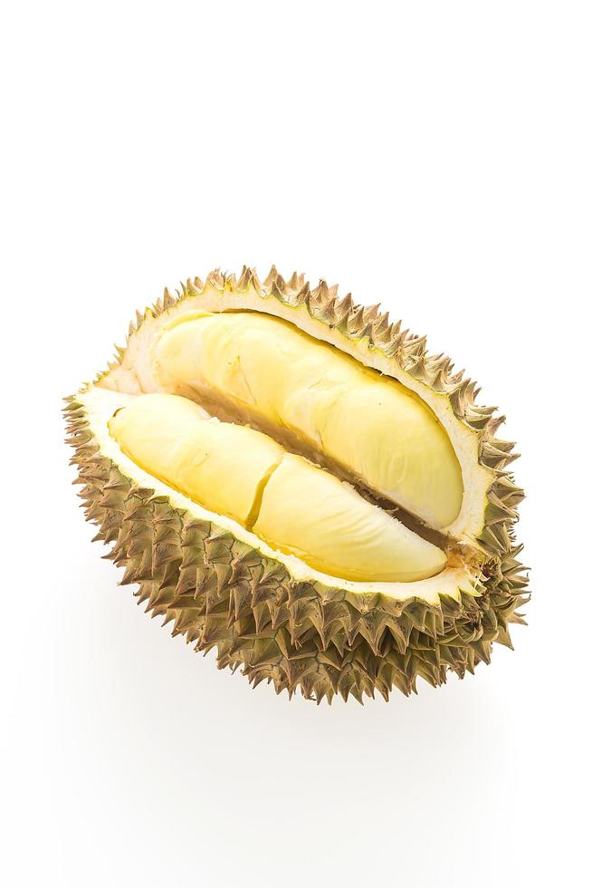 durian fruit geïsoleerd foto