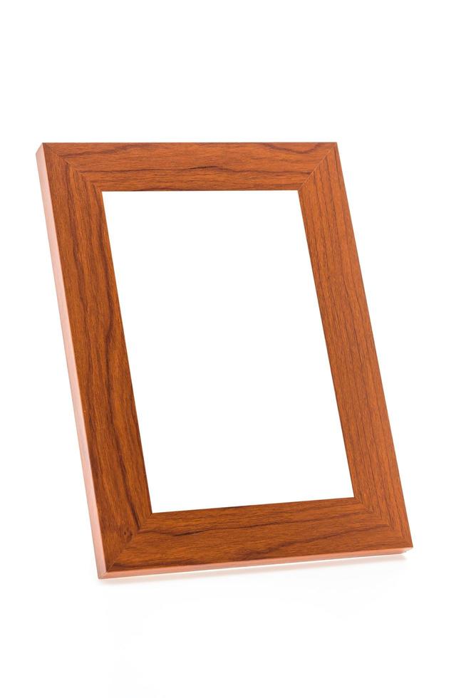 houten frame geïsoleerd foto