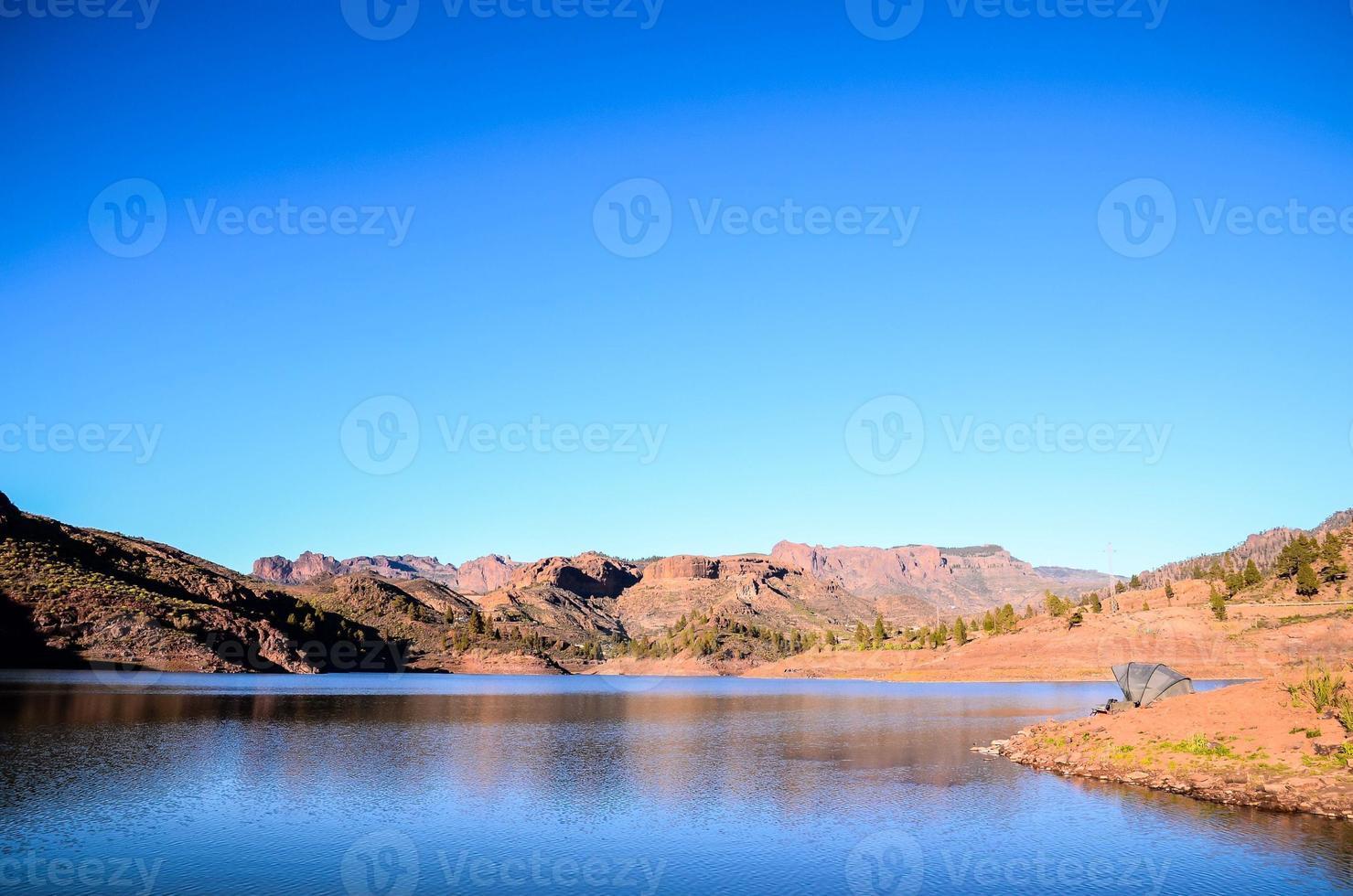 schilderachtige berglandschap foto