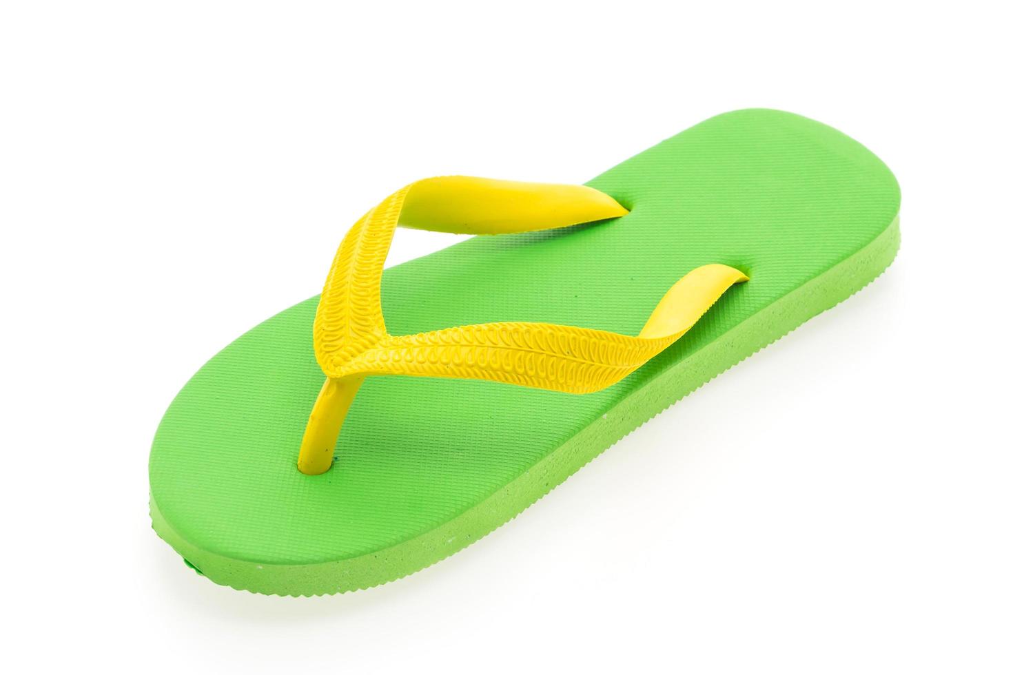 flip flop geïsoleerd op wit foto