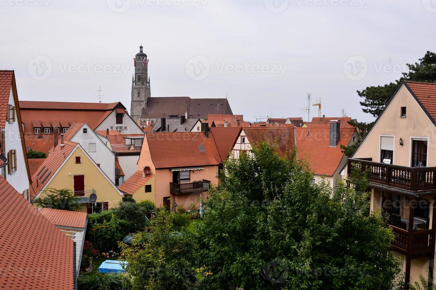 gebouwen van een oud Europese stad foto