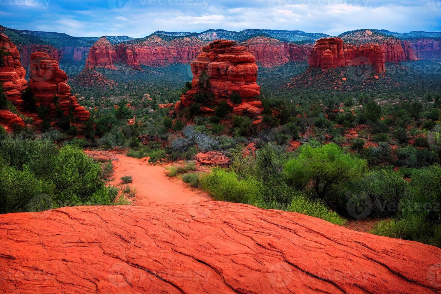 3d illustratie van sedona Arizona Verenigde Staten van Amerika foto