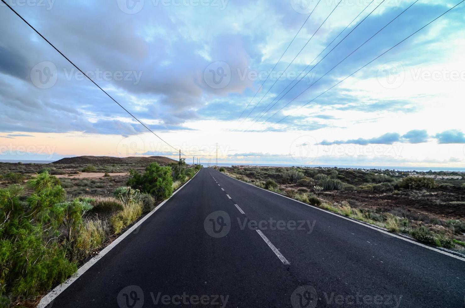 toneel- weg visie foto