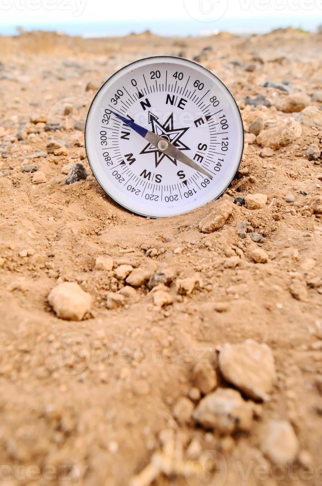 kompas Aan de grond foto