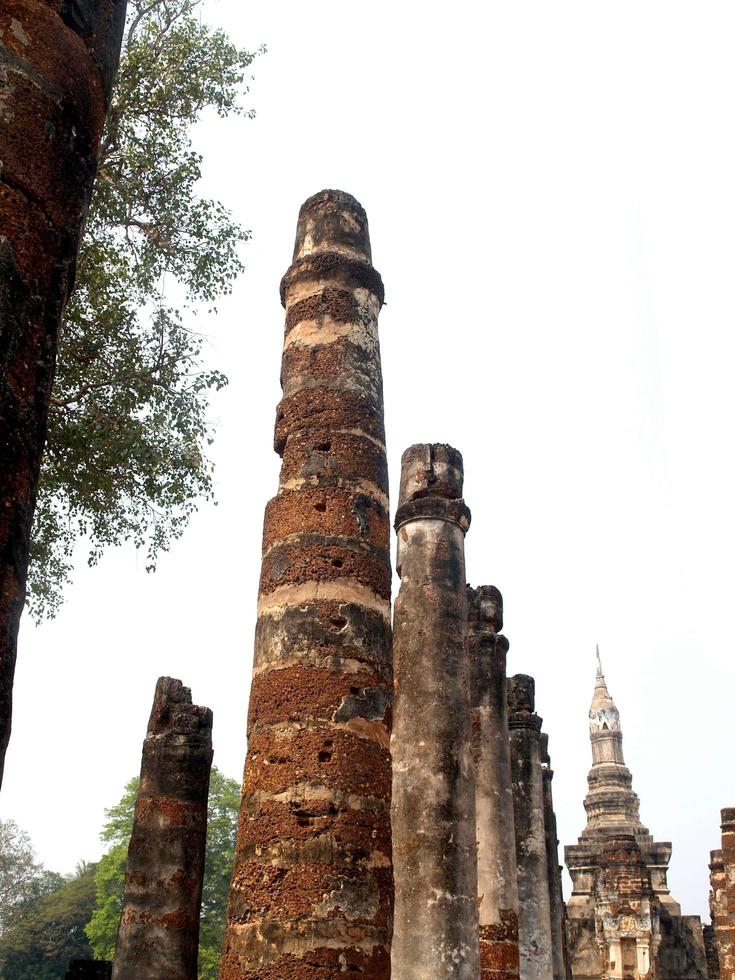 Sukhothai historisch park, Thailand foto