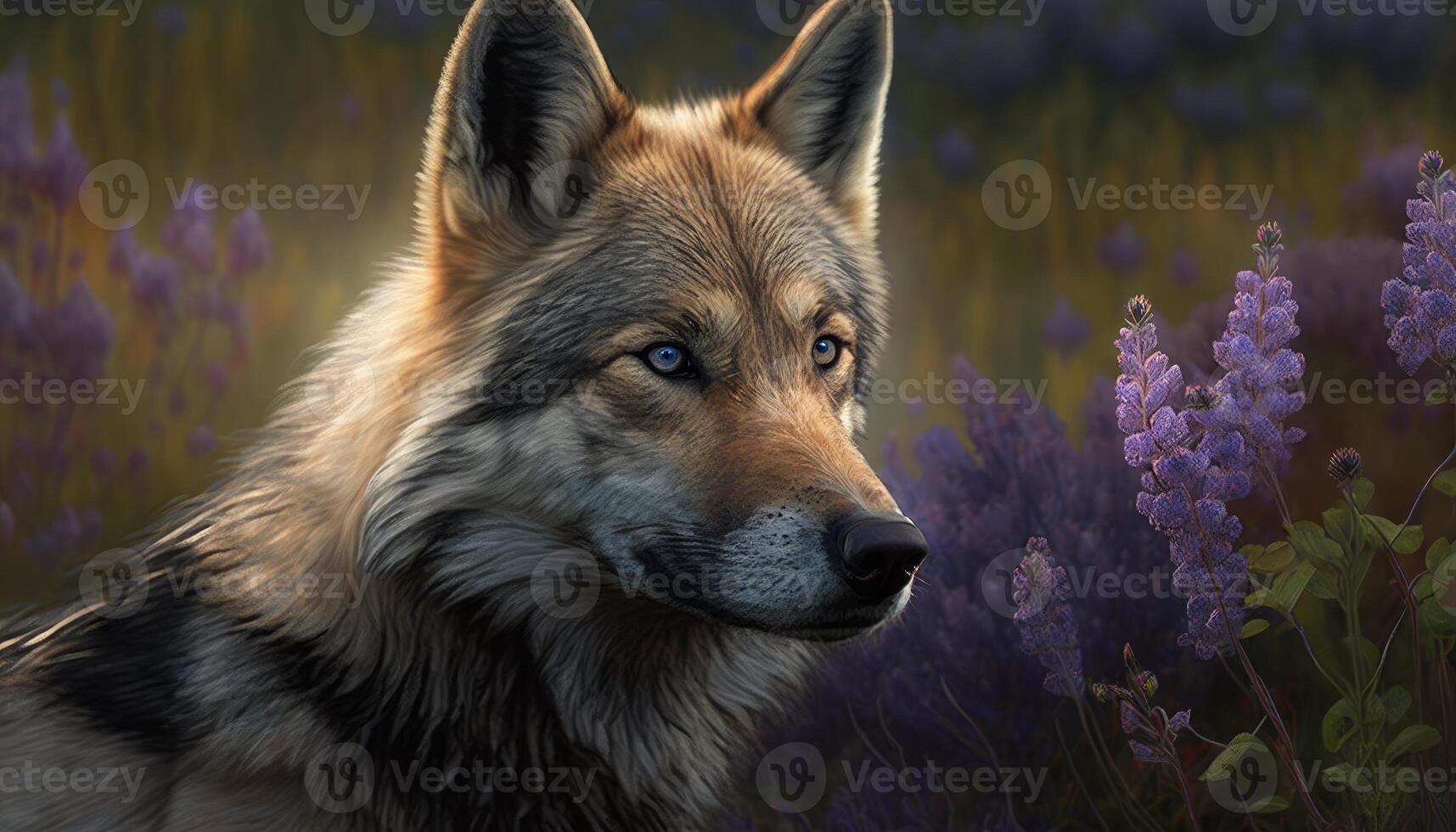 een van de meest iconisch lupers schepsels wolf generatief ai foto