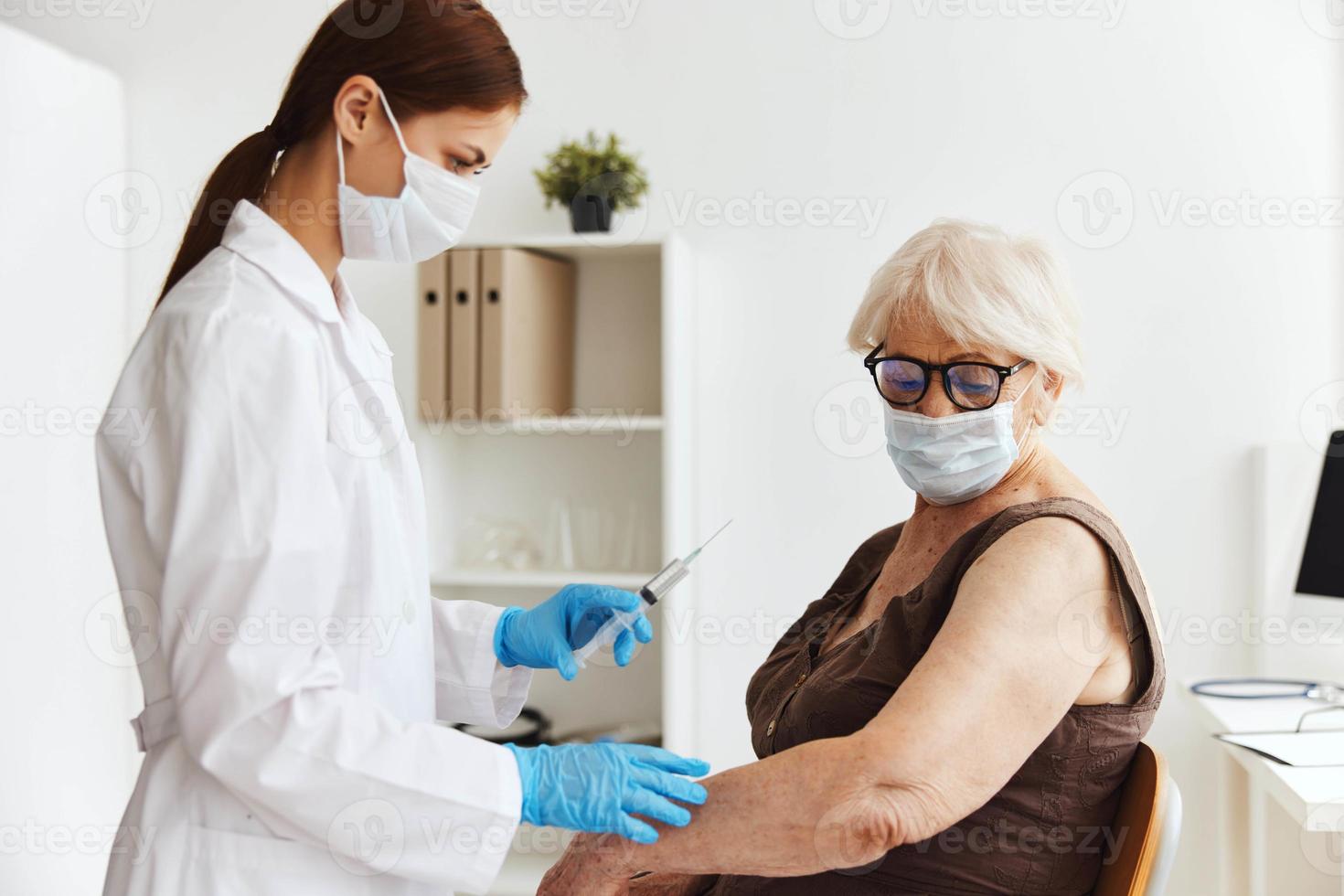 geduldig vaccin paspoort drug injectie foto