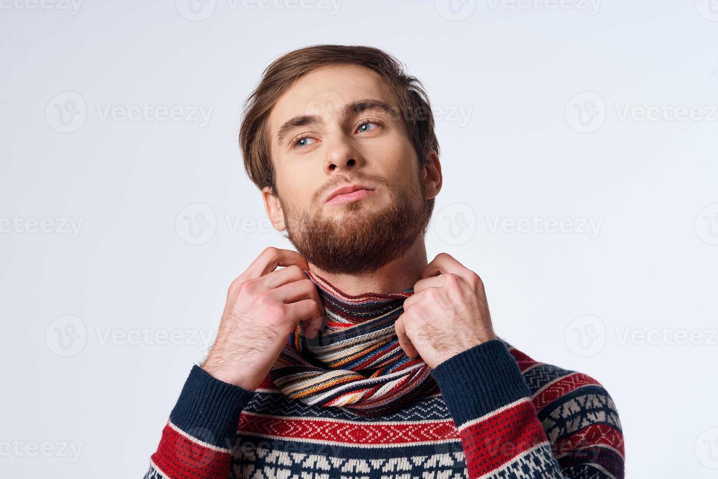 verkoudheid Mens met een zakdoek Gezondheid probleem griep symptomen studio foto