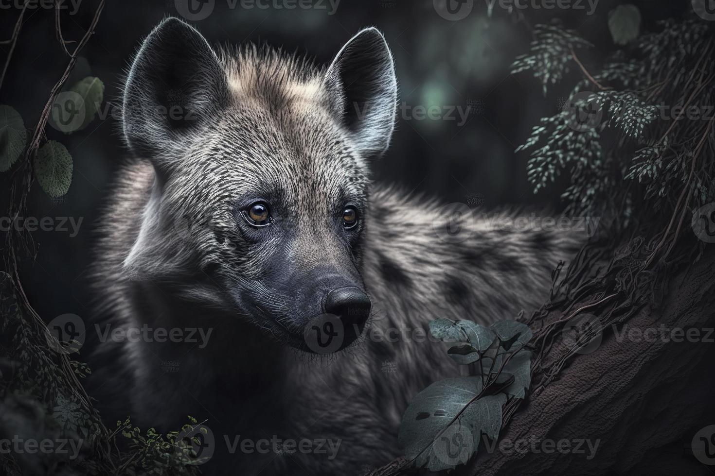 hyena. generatief ai. foto