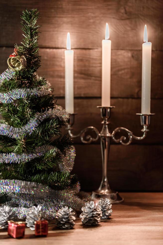 decoratieve kerstboom foto