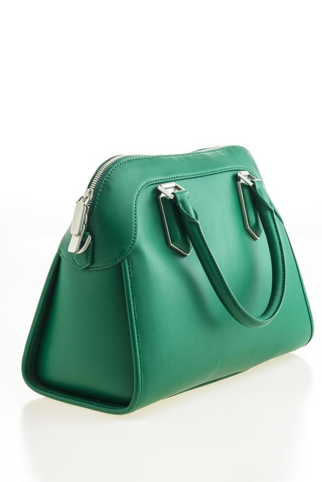 mooie elegantie en luxe mode groene handtas foto